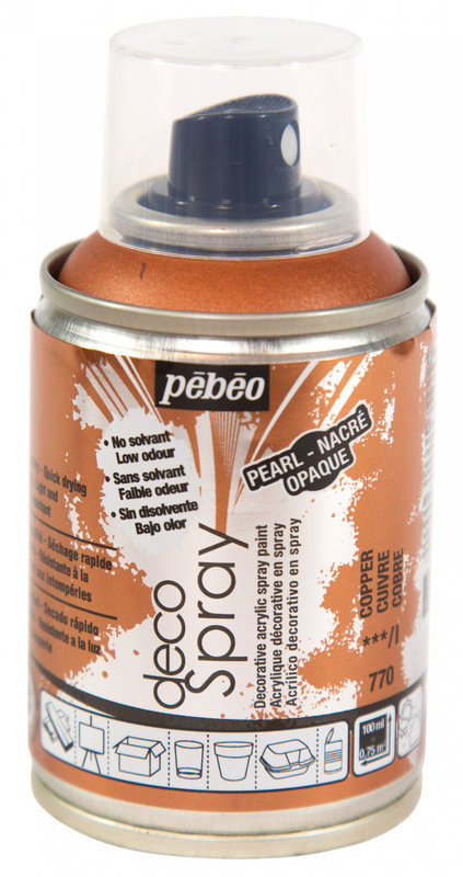 PEBEO Spray paint can DECOSPRAY 100ML Copper