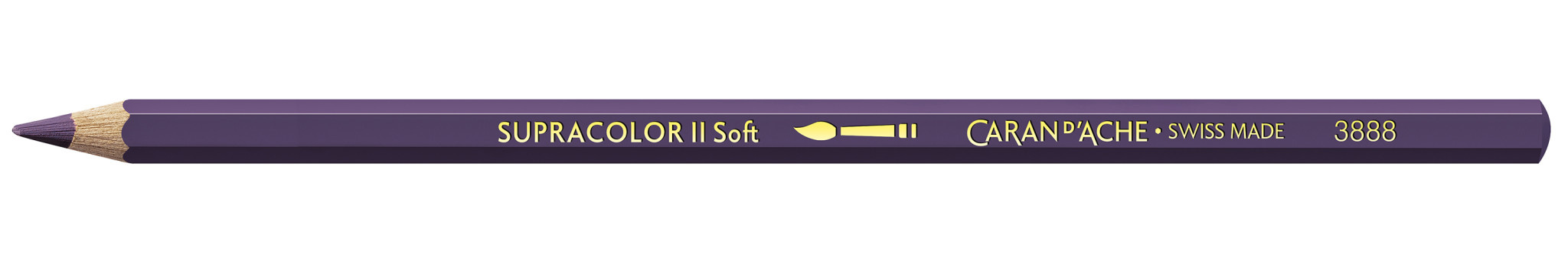 CARAN D'ACHE Crayon aquarellable Supracolor® Soft Aubergine