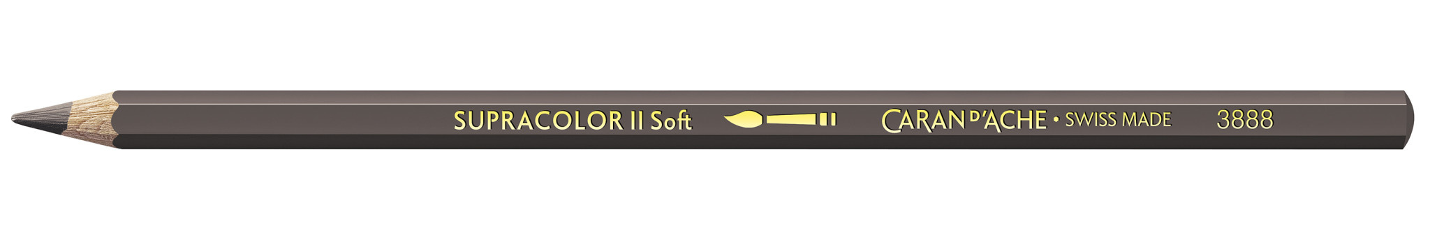 CARAN D'ACHE Crayon aquarellable Supracolor® Soft Bistre