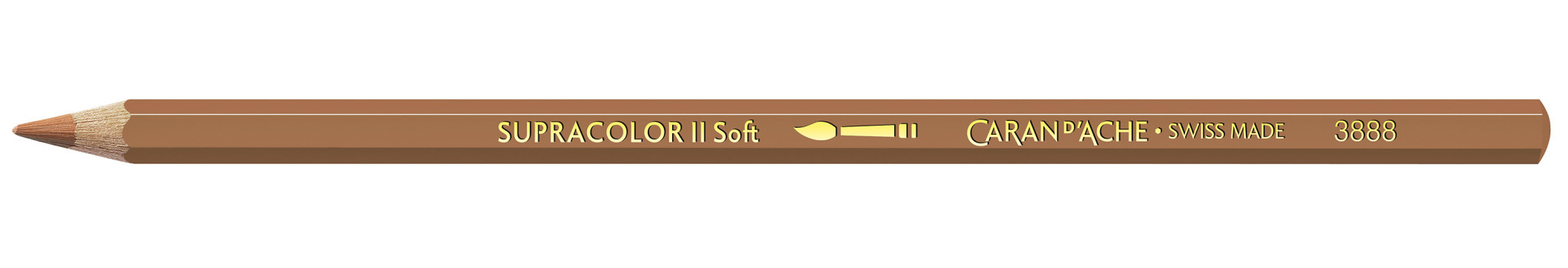 CARAN D'ACHE Crayon aquarellable Supracolor® Soft Brun noisette