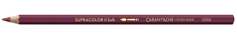 CARAN D'ACHE Crayon aquarellable Supracolor® Soft Carmin foncé