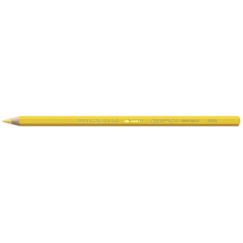 CARAN D'ACHE Crayon aquarellable Supracolor® Soft Jaune Naples