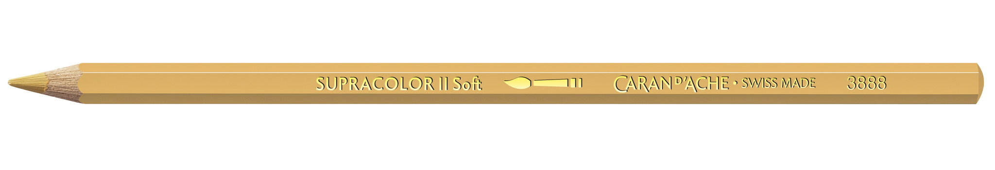 CARAN D'ACHE Crayon aquarellable Supracolor® Soft Jaune paille