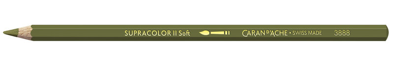 CARAN D'ACHE Supracolor® Soft Watercolor Pencil Dark Olive