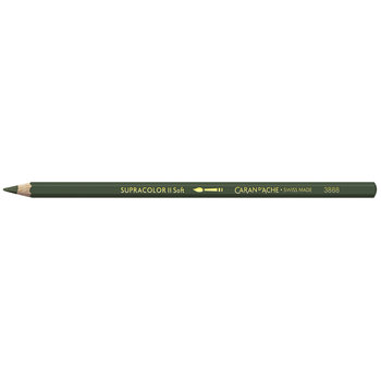 CARAN D'ACHE Crayon aquarellable Supracolor® Soft Olive noire