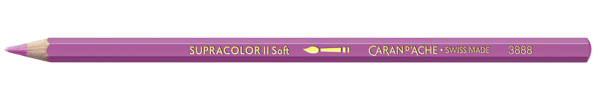 CARAN D'ACHE Crayon aquarellable Supracolor® Soft Pourpre clair