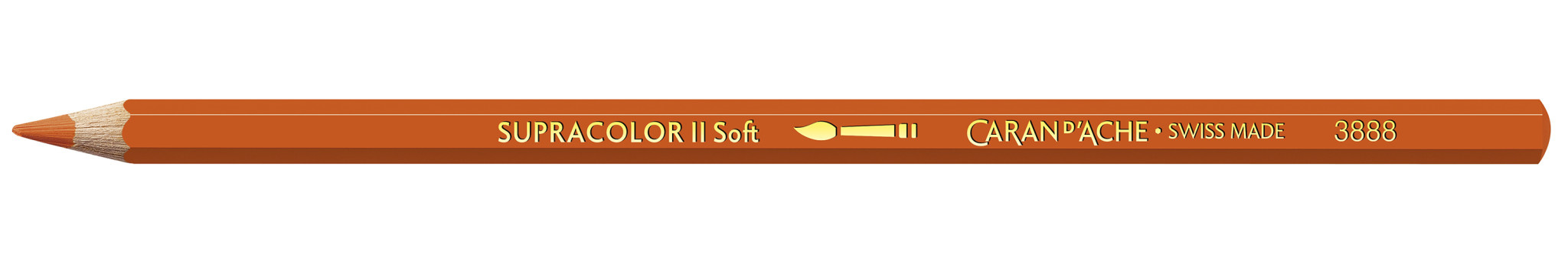 CARAN D'ACHE Crayon aquarellable Supracolor® Soft Rouge orange