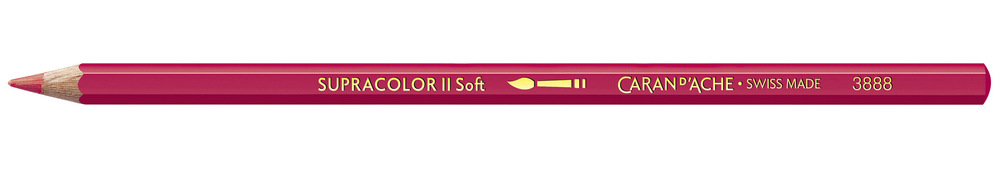 CARAN D'ACHE Crayon aquarellable Supracolor® Soft Rouge rubis