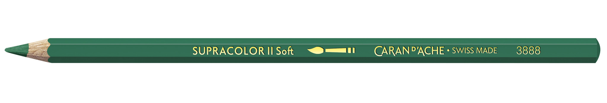 CARAN D'ACHE Crayon aquarellable Supracolor® Soft Vert bleuâtre