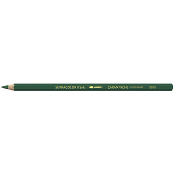 CARAN D'ACHE Crayon aquarellable Supracolor® Soft Vert foncé