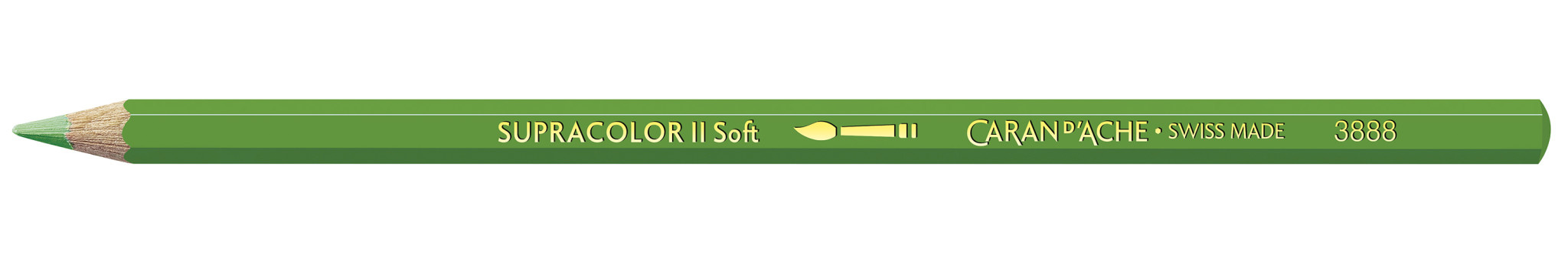 CARAN D'ACHE Crayon aquarellable Supracolor® Soft Vert jaune