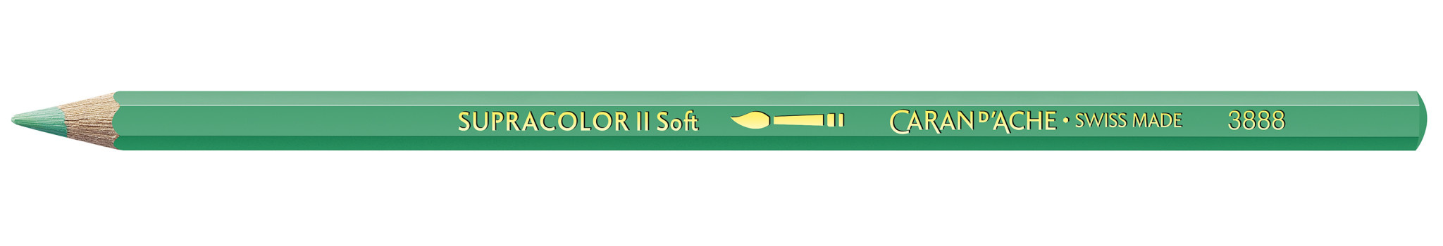 CARAN D'ACHE Crayon aquarellable Supracolor® Soft Vert véronèse