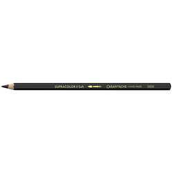 CARAN D'ACHE Crayon aquarellable Supracolor® Soft Noir d'ivoire