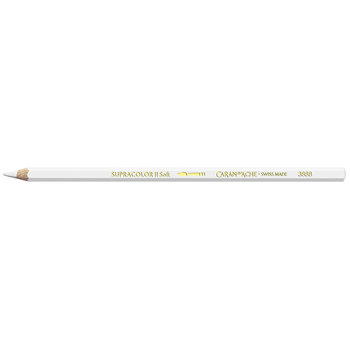 CARAN D'ACHE Crayon aquarellable Supracolor® Soft Blanc