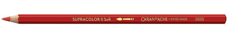 CARAN D'ACHE Supracolor® Soft Scarlet watercolor pencil