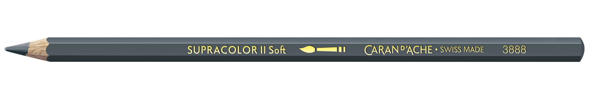 CARAN D'ACHE Crayon aquarellable Supracolor® Soft Gris noir