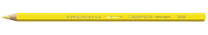 CARAN D'ACHE Crayon aquarellable Supracolor® Soft Jaune citron