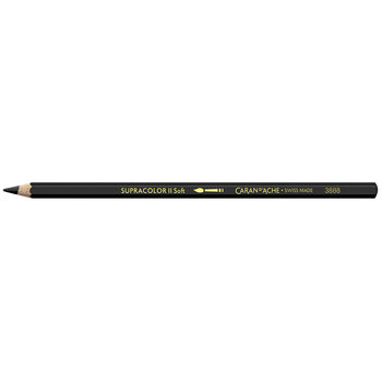 CARAN D'ACHE Crayon aquarellable Supracolor® Soft Noir