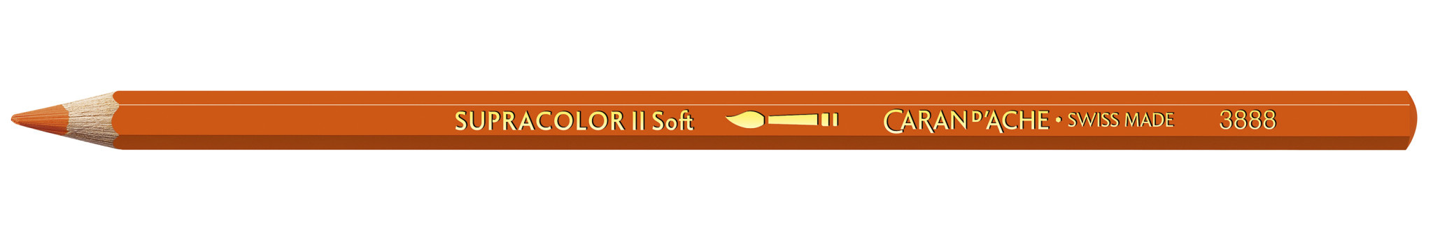 CARAN D'ACHE Crayon aquarellable Supracolor® Soft Rouge jaune