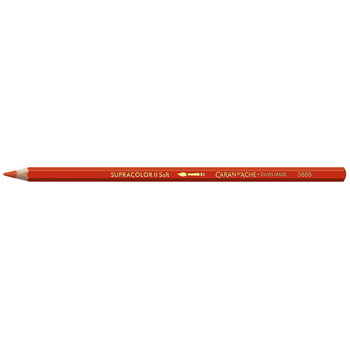 CARAN D'ACHE Crayon aquarellable Supracolor® Soft Rouge vermillon