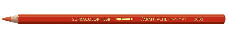 CARAN D'ACHE Supracolor® Soft Watercolor Pencil Vermilion Red