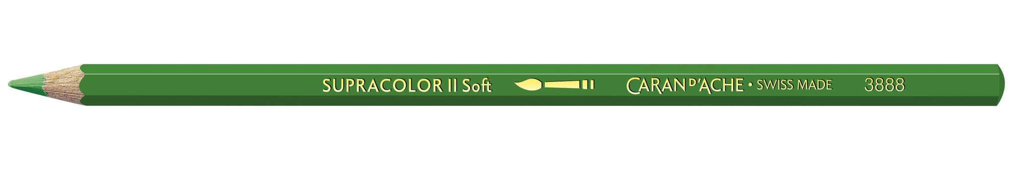 CARAN D'ACHE Crayon aquarellable Supracolor® Soft Vert prairie