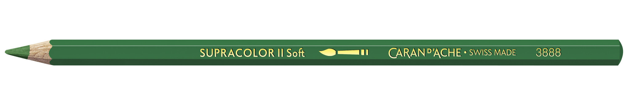 CARAN D'ACHE Crayon aquarellable Supracolor® Soft Vert sapin