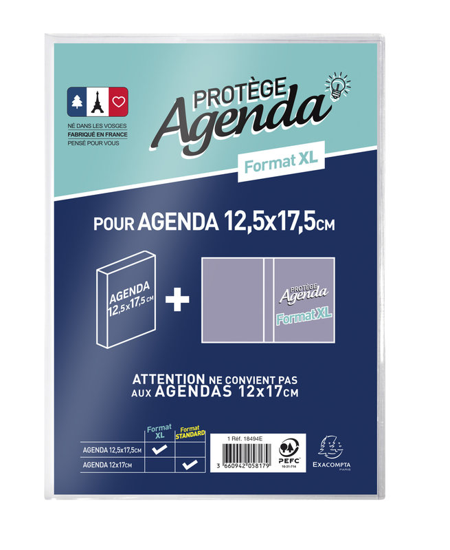 EXACOMPTA Protège-agenda XL