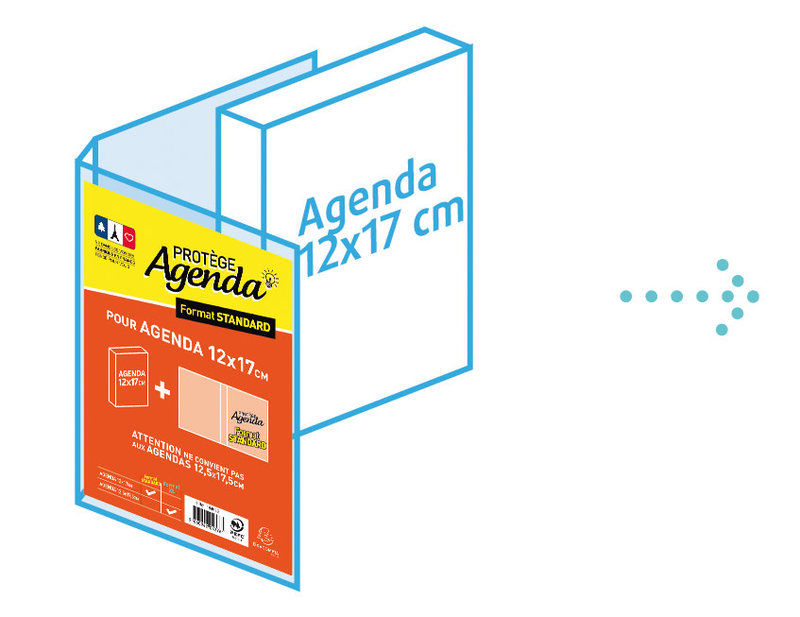 EXACOMPTA Protège-agenda Standard