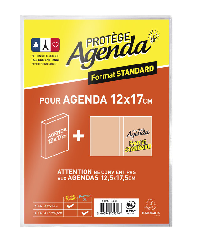 EXACOMPTA Protège-agenda Standard