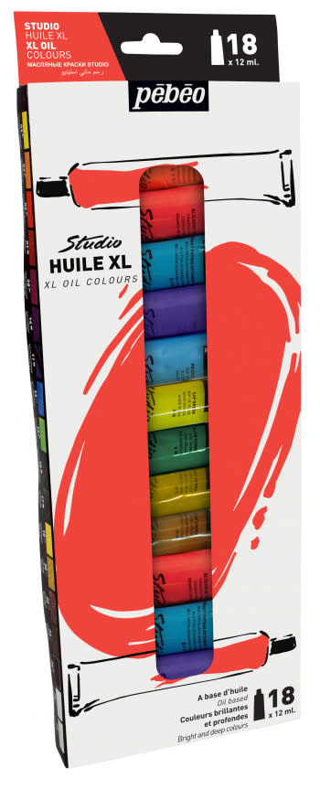 PEBEO Set Huile Fine Xl 18 Tubes x 12ml