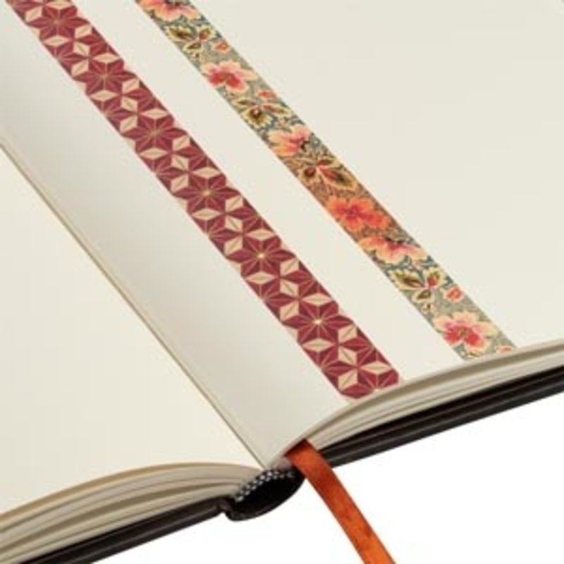 PAPERBLANKS Ruban adhésif Washi Hishi/Filigrane Floral Ivoire