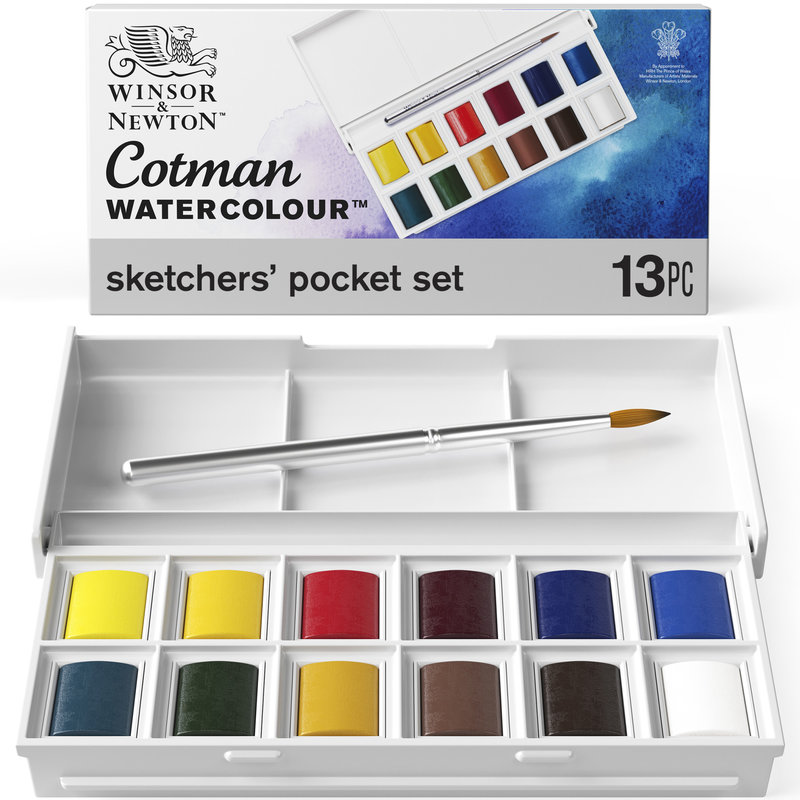 WINSOR & NEWTON Cotman aquarelle set de poche esquisse