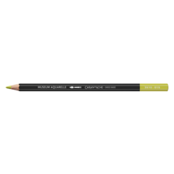 CARAN D'ACHE Museum Aquarelle crayon jaune olive