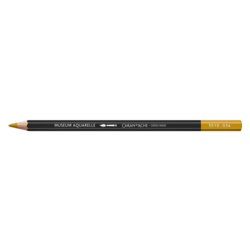 CARAN D'ACHE Museum Aquarelle crayon ocre jaune