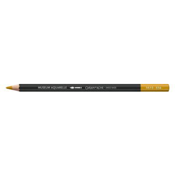 CARAN D'ACHE Museum Aquarelle crayon ocre jaune