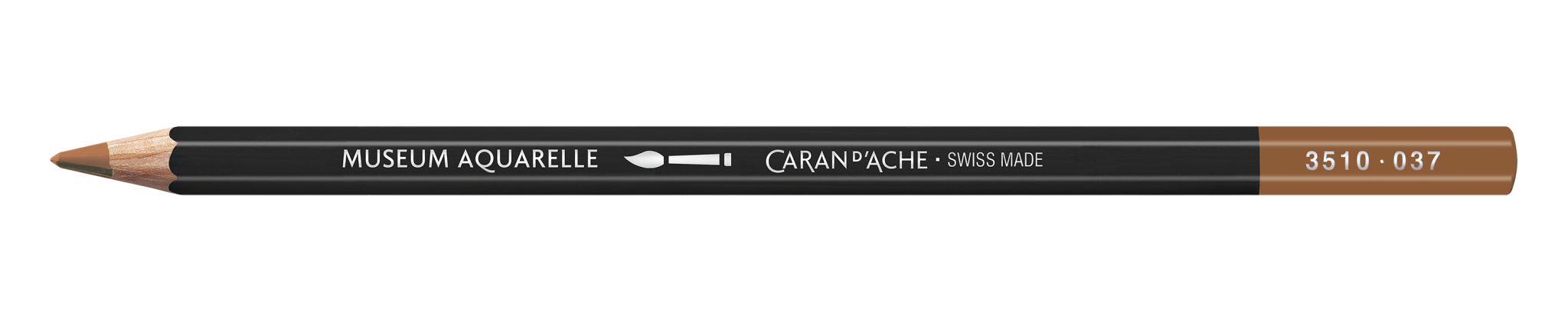 CARAN D'ACHE Museum Aquarelle crayon ocre brun