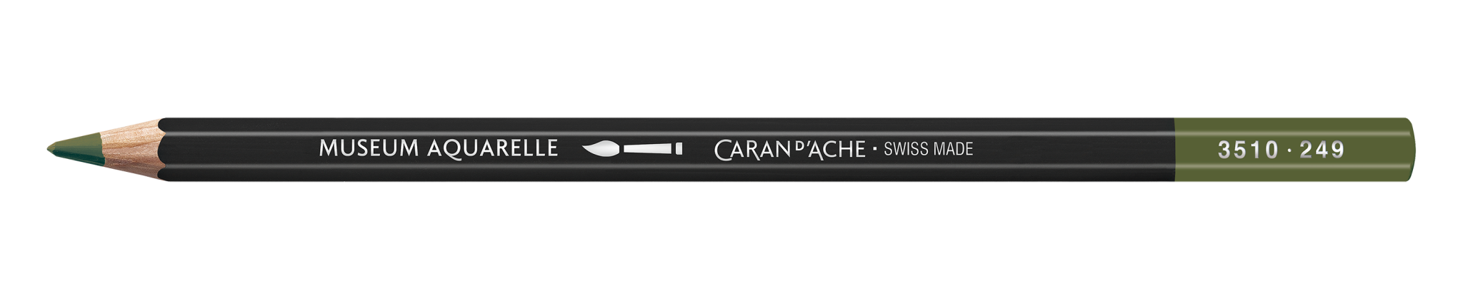 CARAN D'ACHE Museum Aquarelle crayon olive foncé