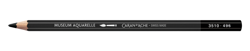 CARAN D'ACHE Museum Watercolor black ivory pencil