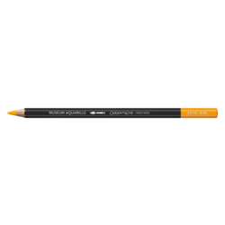 CARAN D'ACHE Museum Aquarelle crayon jaune cadmium doré