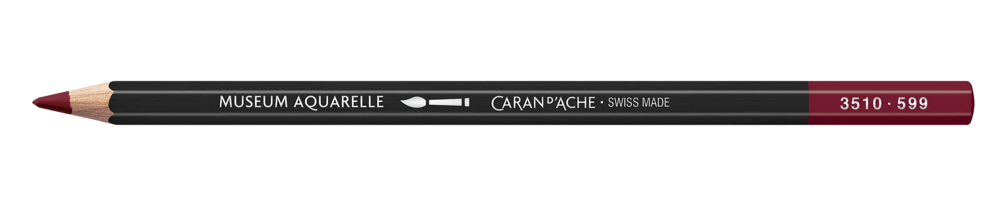 CARAN D'ACHE Museum Aquarelle crayon aubergine cramoisie