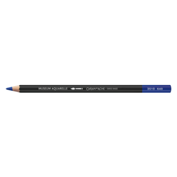 CARAN D'ACHE Museum Aquarelle crayon bleu outremer foncé