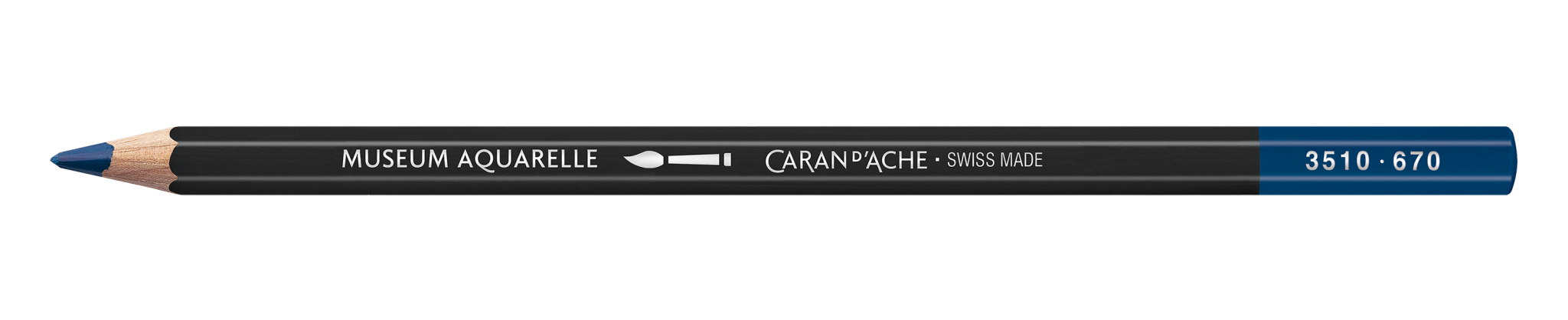 CARAN D'ACHE Museum Aquarelle crayon bleu permanent