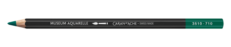 CARAN D'ACHE Museum Aquarelle crayon vert de phtalocyanin