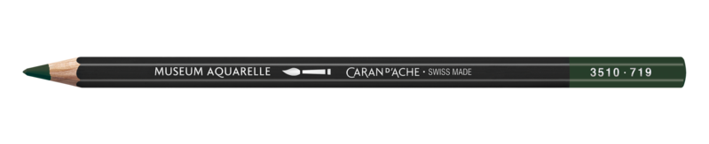 CARAN D'ACHE Museum Aquarelle crayon vert foncé