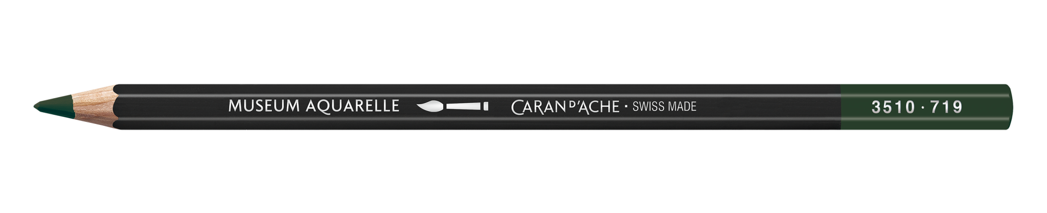 CARAN D'ACHE Museum Aquarelle crayon vert foncé