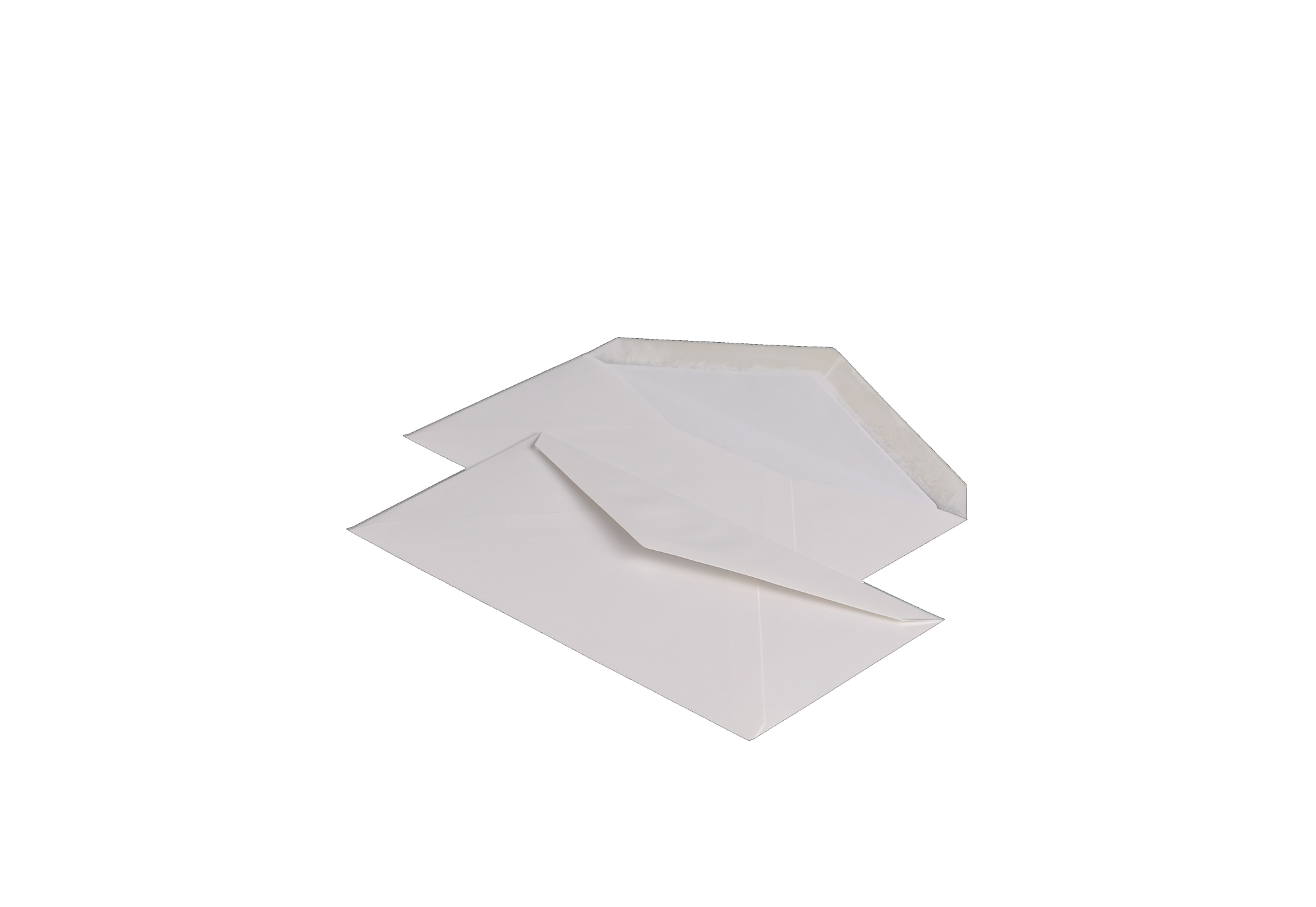 CROWN MILL 25 Env. 11,0X22,5 Dbl Blc Vélin Blanc 135 G.