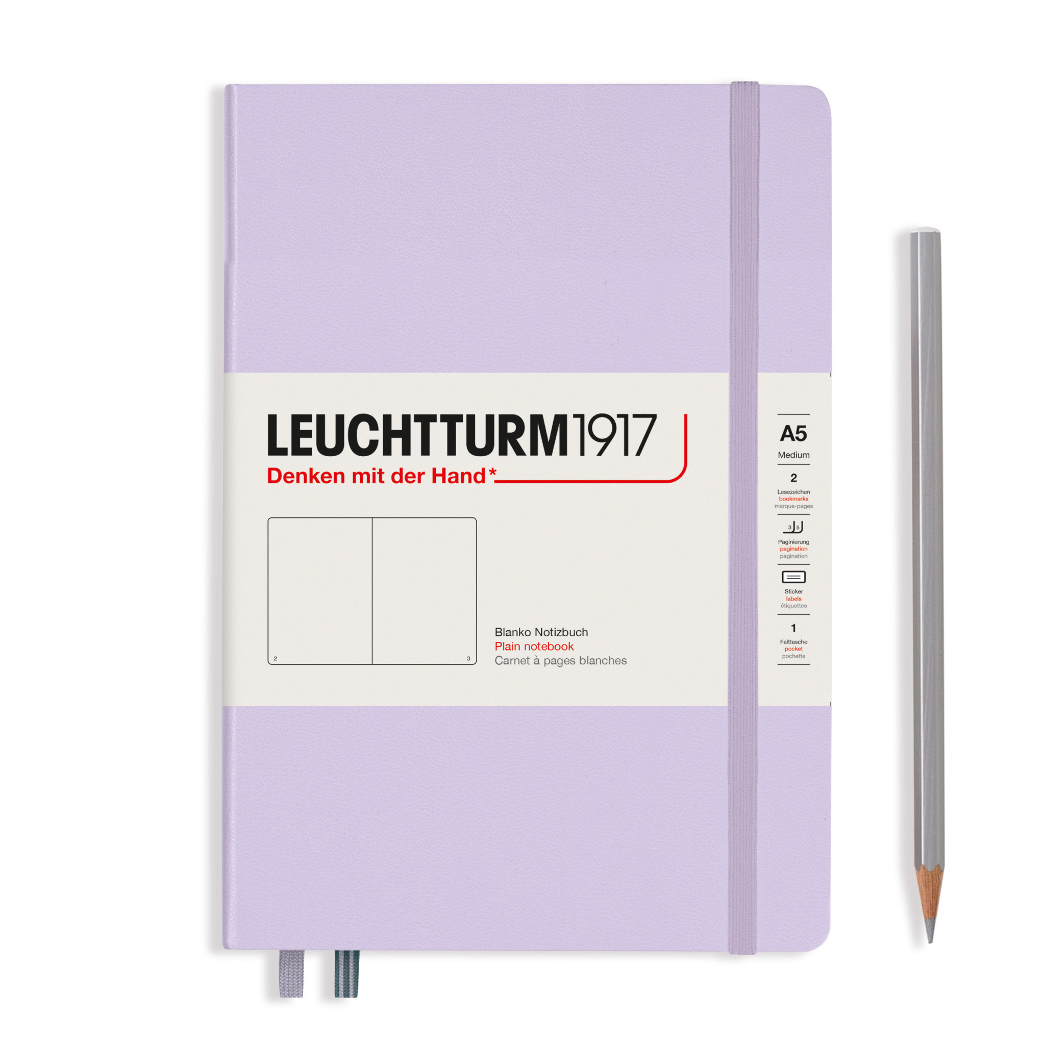 LEUCHTTURM Pacific Green, Medium, 251 p., ligné - Papeterie Michel