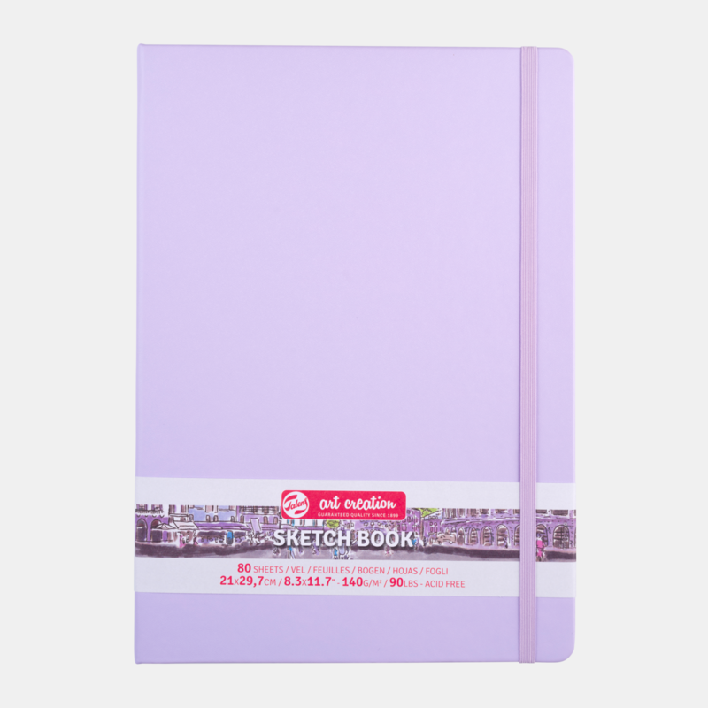 TALENSARTCREATION Sketchbook 21x30cm 140g 80 sheets Purple