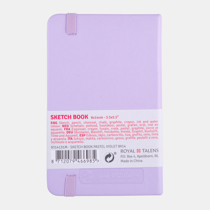 TALENSARTCREATION Sketchbook 9x14cm 140g 80 sheets purple